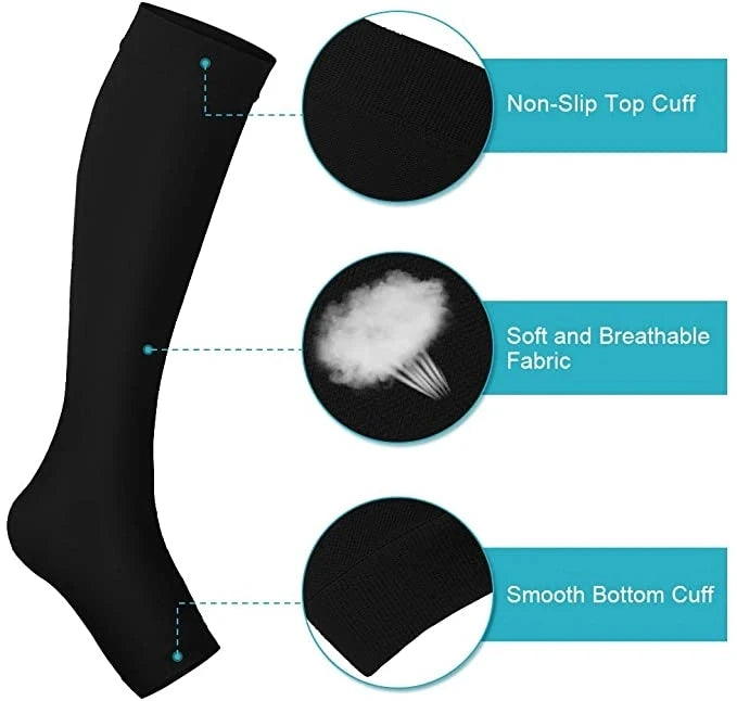 Everyday Graduated Compression Socks — 20–30 mmHg