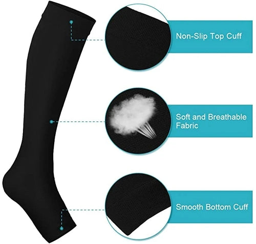 Everyday Graduated Compression Socks — 20–30 mmHg