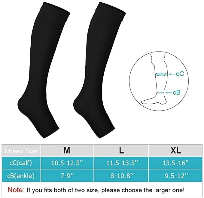 Everyday Graduated Compression Socks — 20–30 mmHg