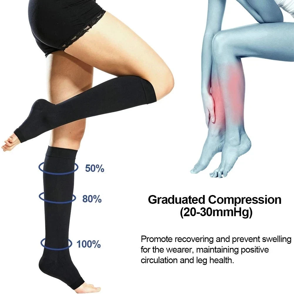 Everyday Graduated Compression Socks — 20–30 mmHg