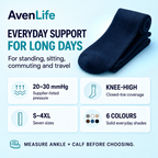 AvenLife graduated compression for standing and sitting